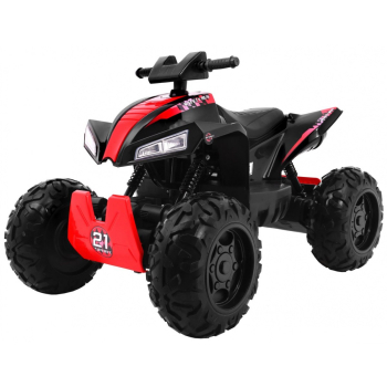 Quad na akumulator Sport Run dla dzieci Czarny + Napęd 4x4 + LED + Radio MP3